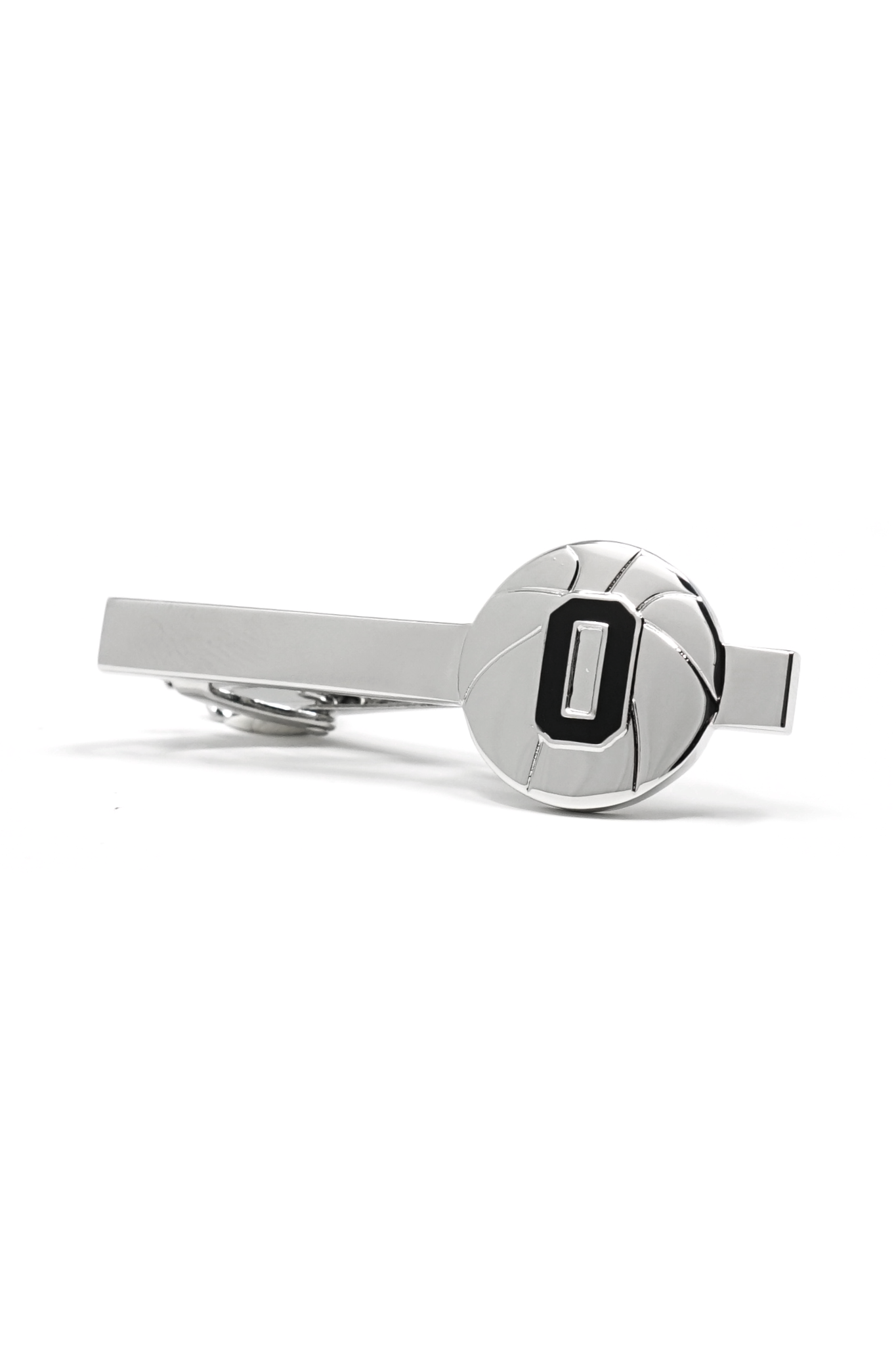 No. 0 Basketball Tie Clip