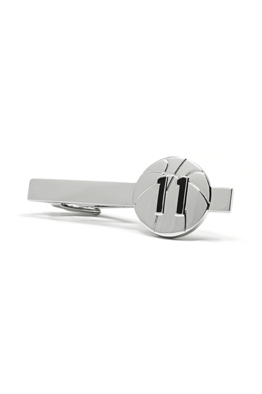 No. 11 Basketball Tie Clip