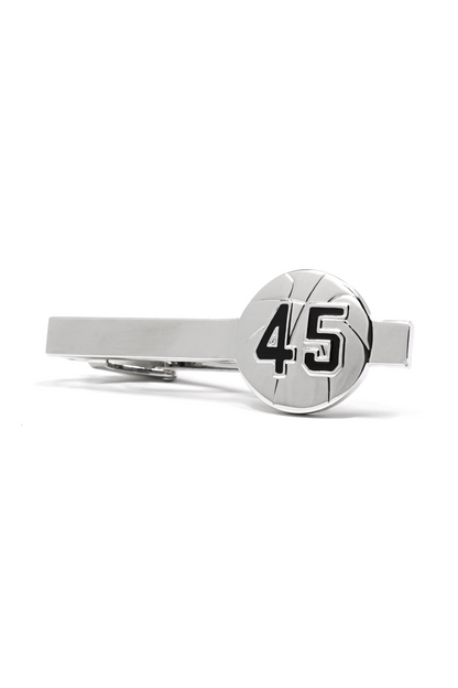 No. 45 Basketball Tie Clip