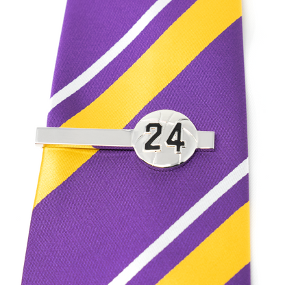 No. 24 Basketball Tie Clip