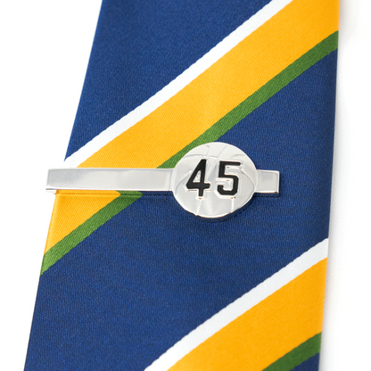 No. 45 Basketball Tie Clip